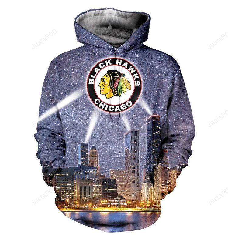 Chicago Blackhawks 02 3D Hoodie