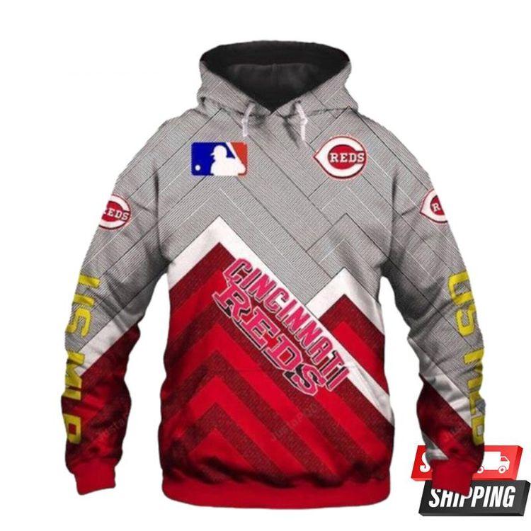 Cincinnati Reds And Pered Custom Cincinnati Reds Graphic Limited 3D Hoodie