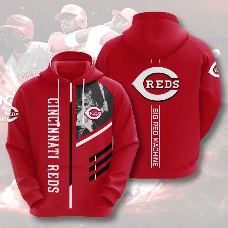 Cincinnati Reds No415 Custom All Over Print Hoodie