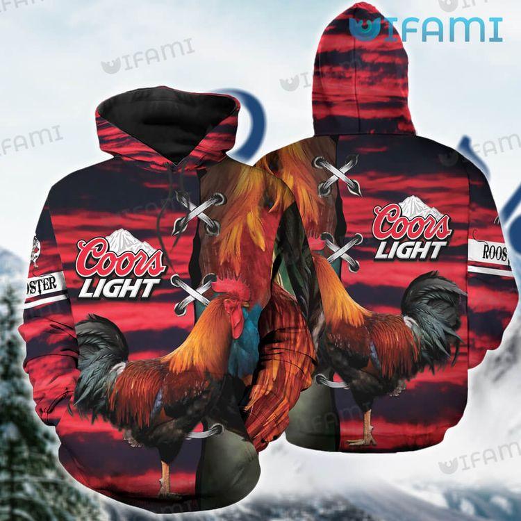 Coors Light Red Chicken Beer Lovers Gift Limited 3D Hoodie
