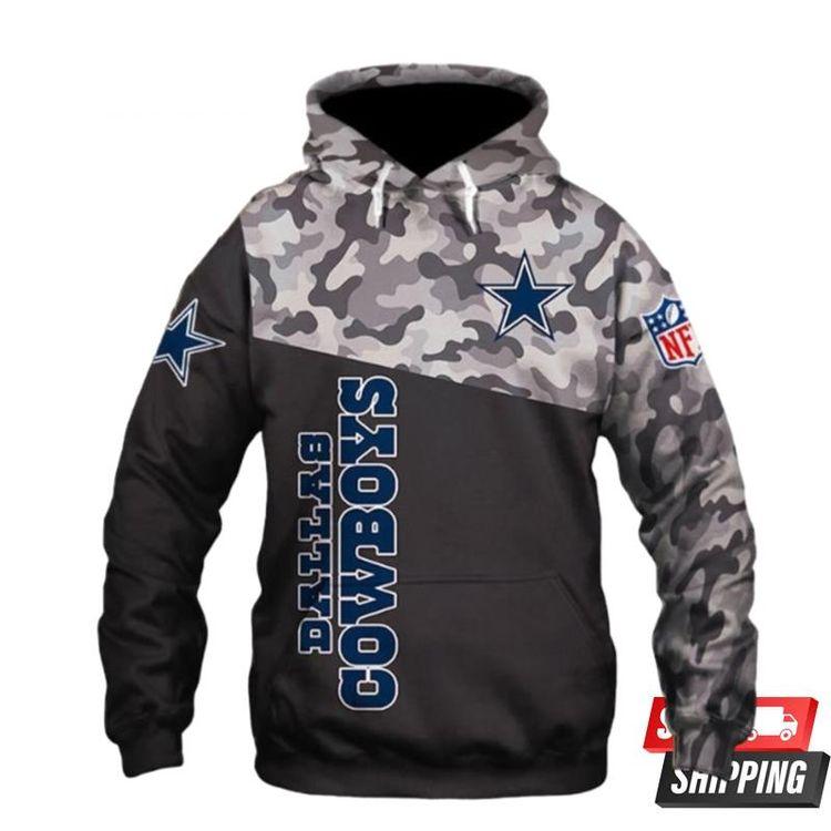 Dallas Cowboys Style 5 Ver 1 All Over Print Hoodie