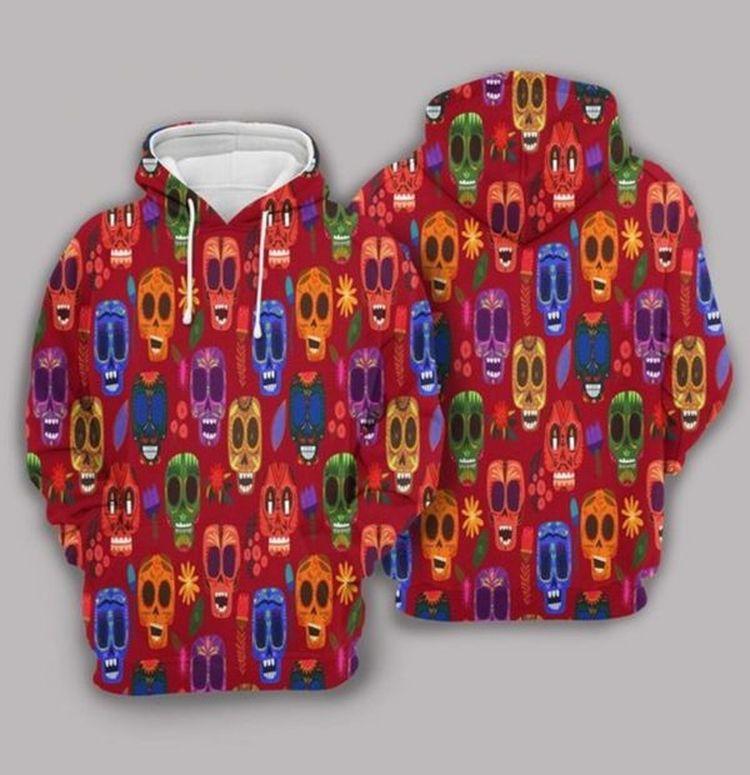 Day Of The Dead Unisex Skull New Limited 3D Hoodie