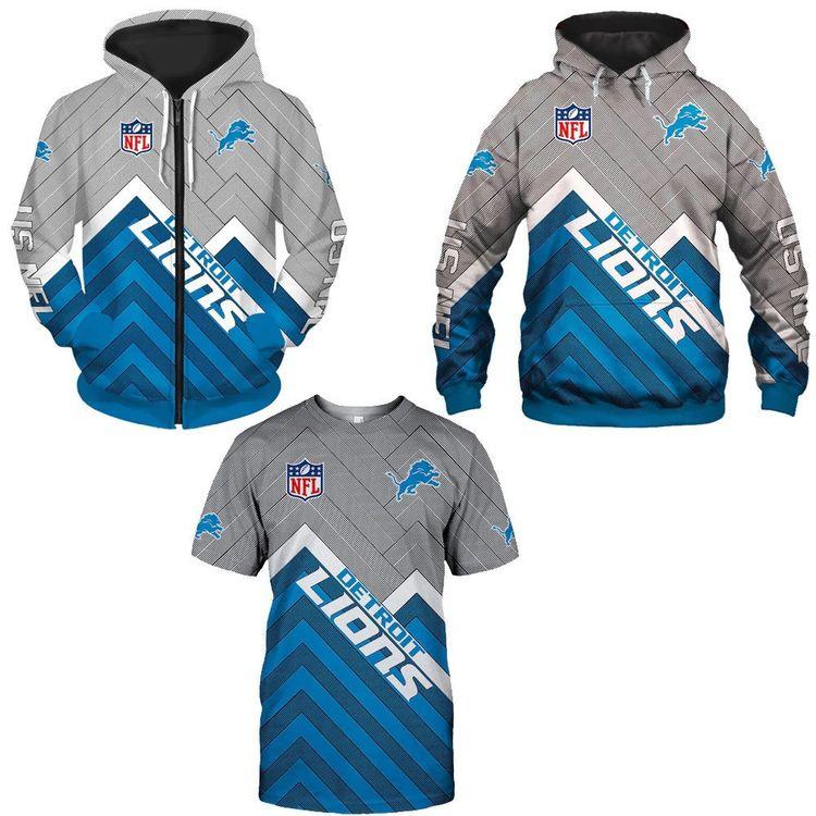 Detroit Lions Clothing For Men Women Size S-5xl All Over Print Hoodie