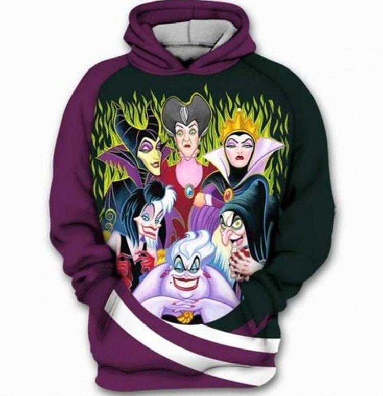 Disney Villains 3D Hoodie