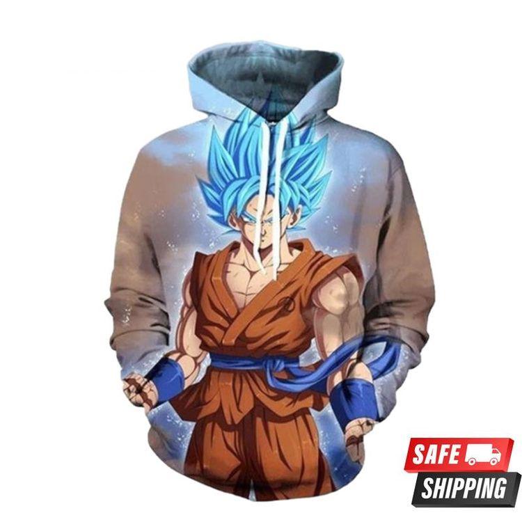 Dragon Ball Z Ssj Goku Csos028 All Over Print Hoodie