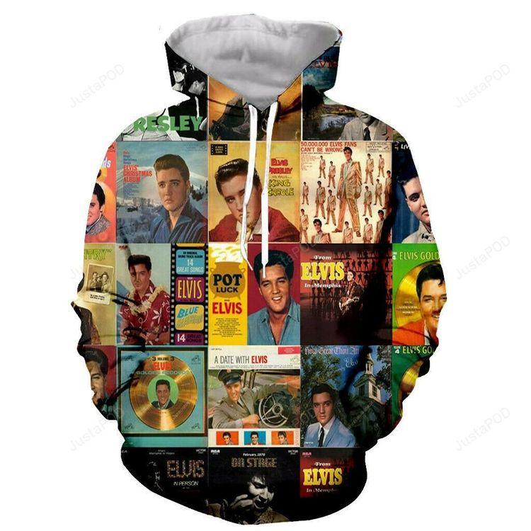 Elvis Presley Style 3 3D Hoodie