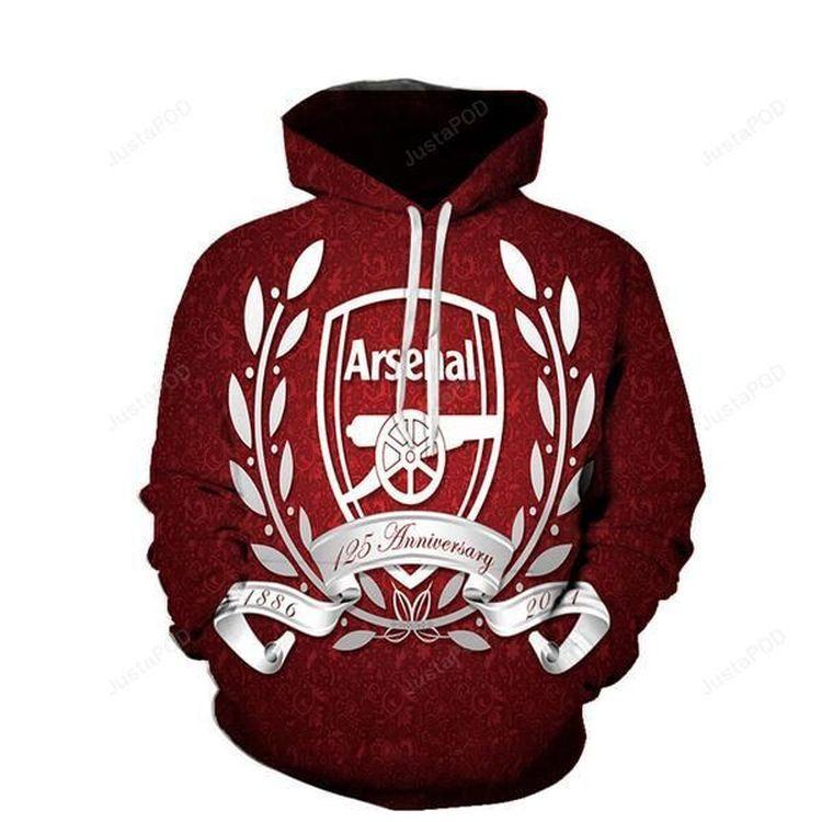 Football Logo Arsenal 3d Limited 3D Hoodie