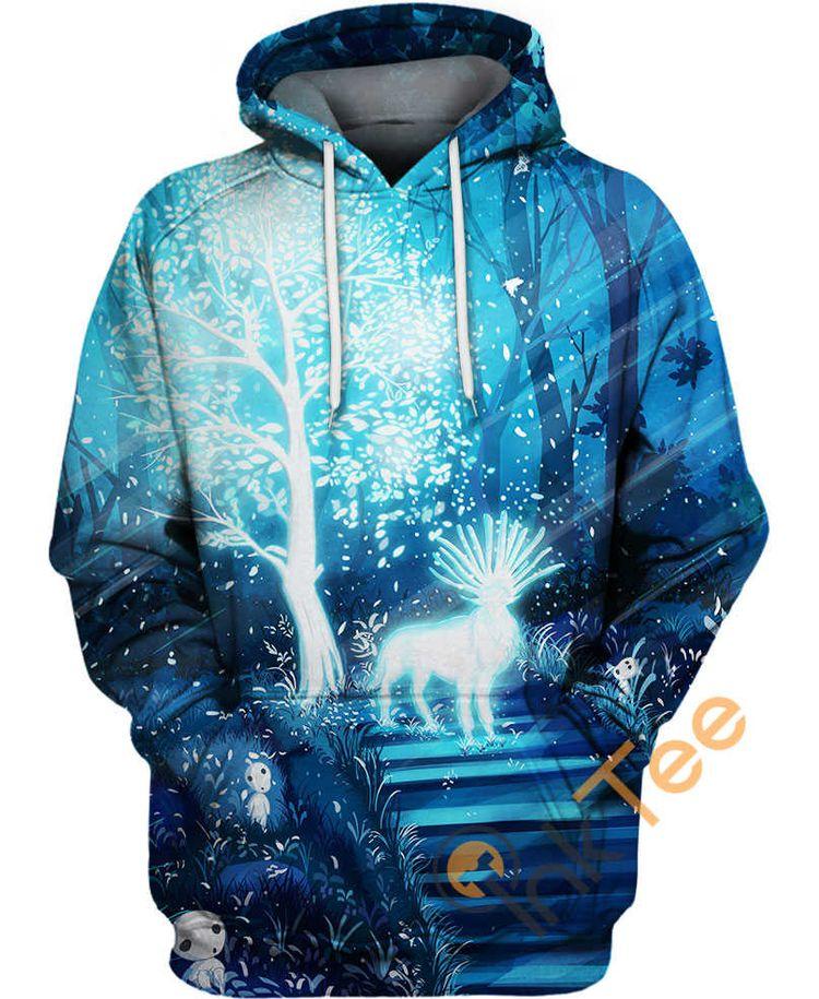 Forest Spirit Mononoke All Over Print Hoodie