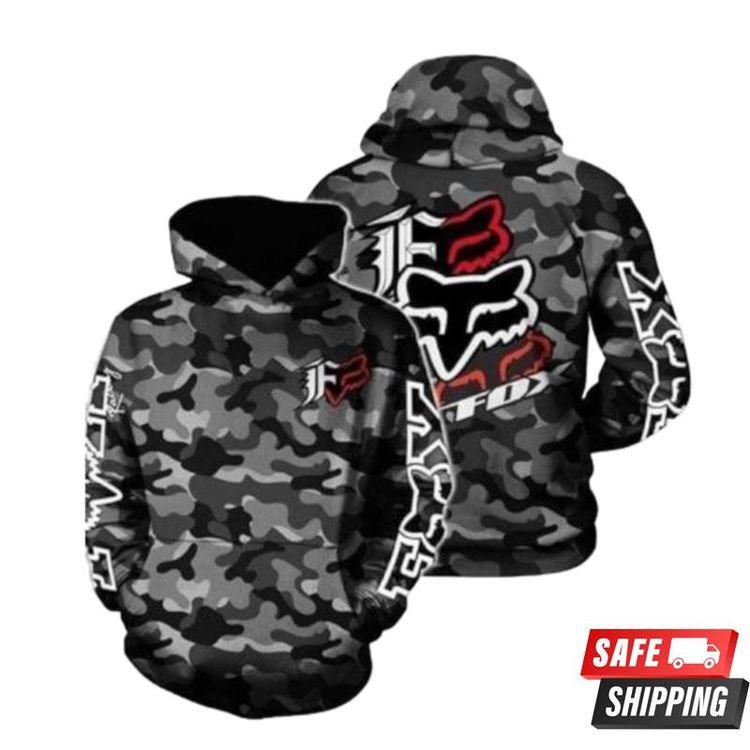 Fox Racing Camo Men And Women Fox Racing Camo Fox Racing 2020 Limited 3D Hoodie