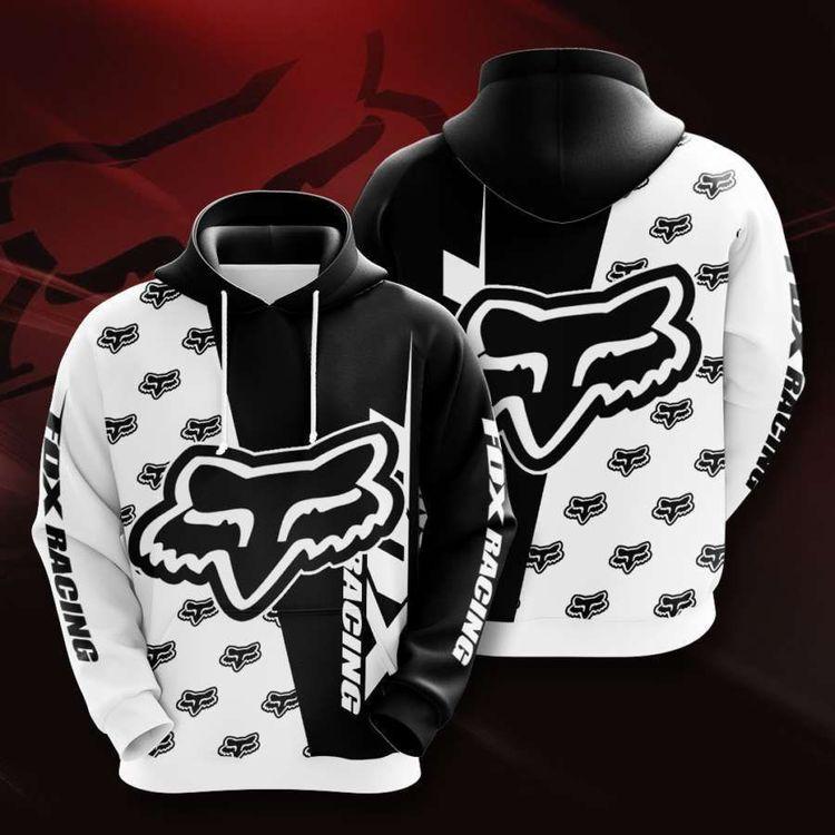 Fox Racing No672 Custom Limited 3D Hoodie