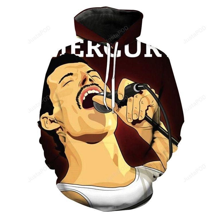 Freddie Mercury Style 2 Limited 3D Hoodie