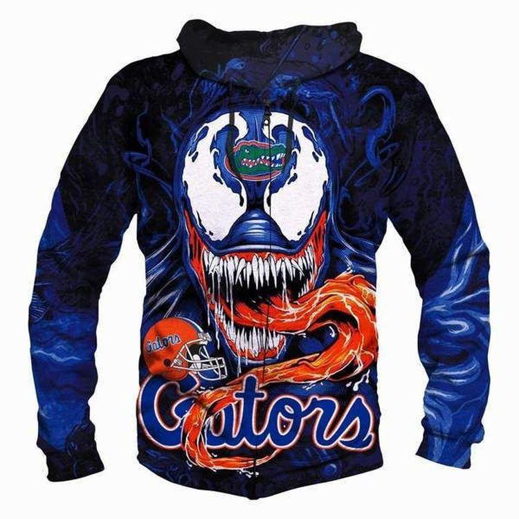 Funny Florida Gators Venom 3d Ver 1 All Over Print Hoodie