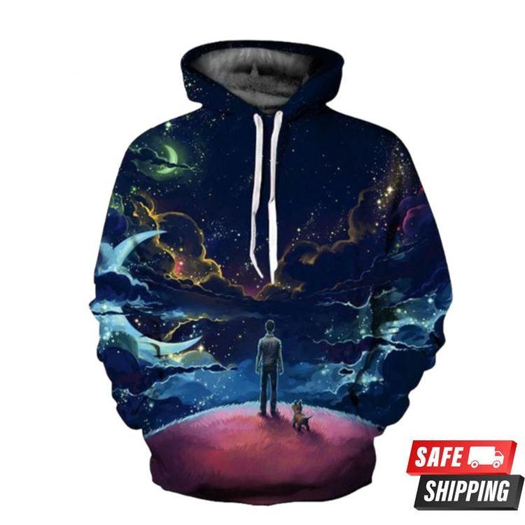 Galaxy Pattern D All Over Print Hoodie