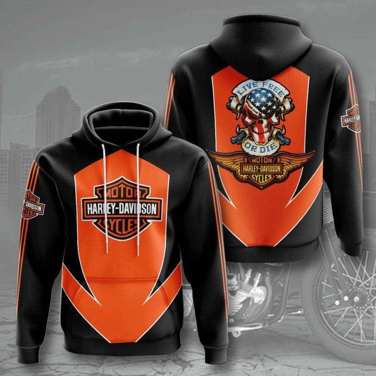 Harley Davidson No759 Custom All Over Print Hoodie