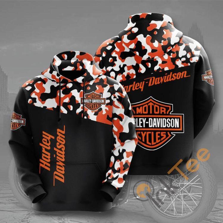 Hobbies Motorcycles Harley Davidson Usa 163 3D Hoodie