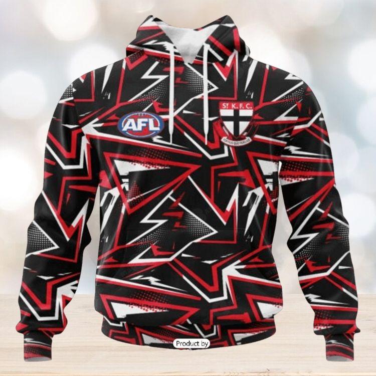 Hot Personalized Afl St Kilda Football Club Special Abstract Design 3d Limited 3D Hoodie