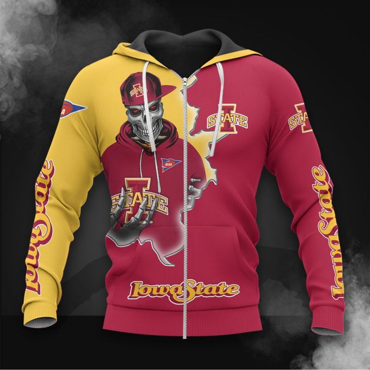 Iowa State Cyclones Long Sleeve For Fan 3D Hoodie
