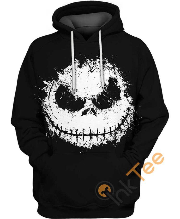 Jack Skeleton Face 3D Hoodie