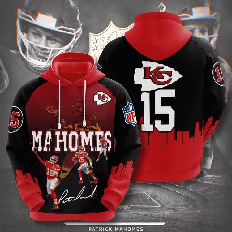 Kansas City Chiefs No909 Custom All Over Print Hoodie