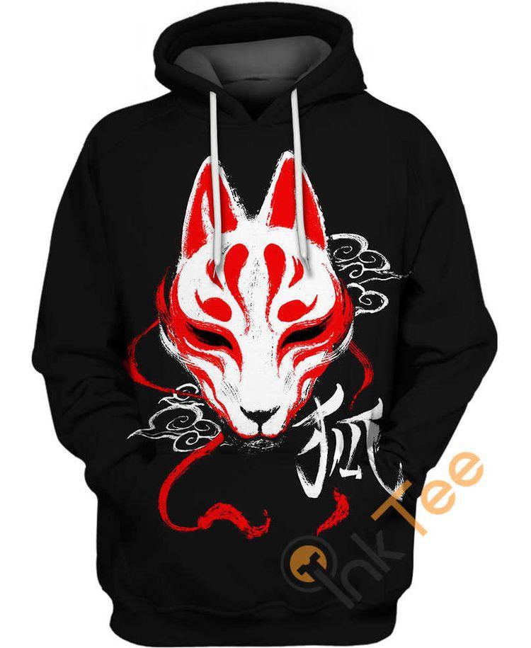 Kitsune Mask 3D Hoodie