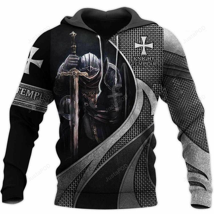 Knight Templar Armor 3d Limited 3D Hoodie