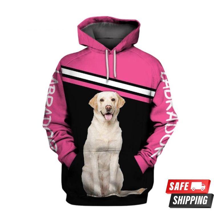 Labrador Alone Together All Over Print Hoodie