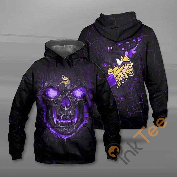 Lava Skull Minnesota Vikings V3 Ver 1 Limited 3D Hoodie