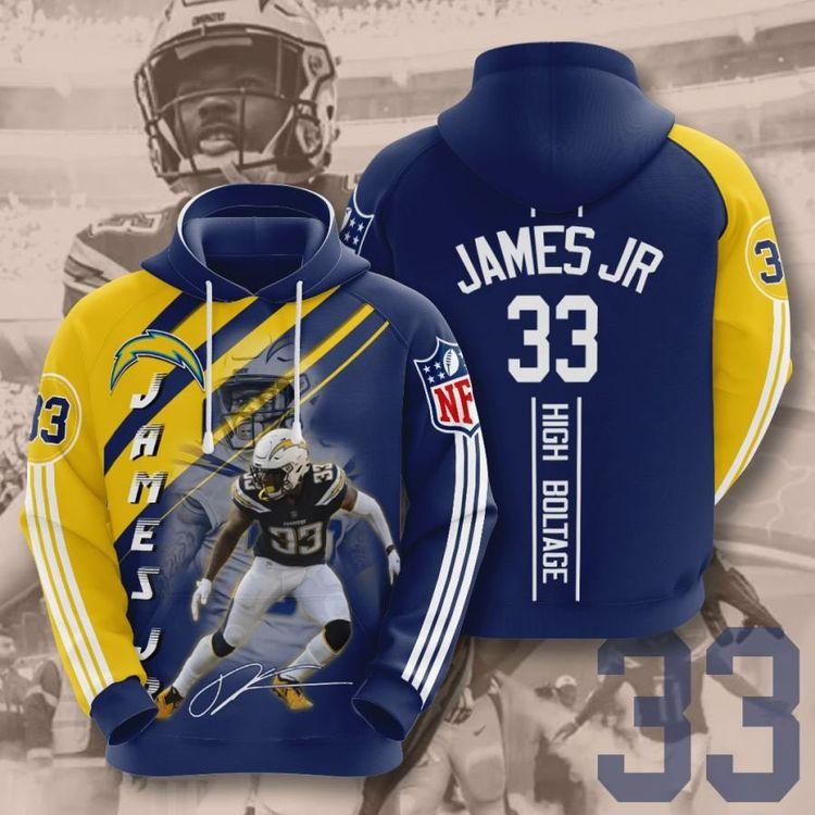 Los Angeles Chargers No1021 Custom 3D Hoodie