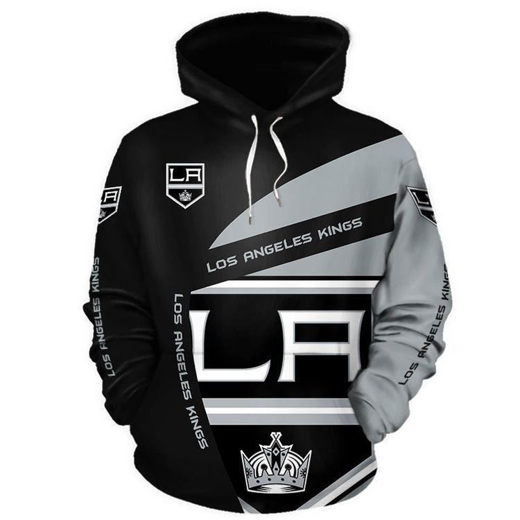Los Angeles Kings Ice Team Pullover All Over Print Hoodie