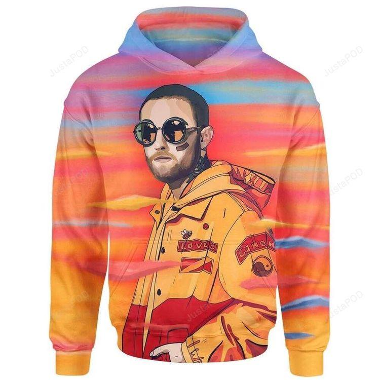 Mac Miller Style 5 All Over Print Hoodie