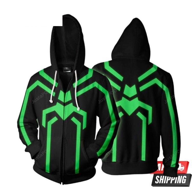 Marvel Comics Stealth Spider Man Cosplay Limited 3D Hoodie