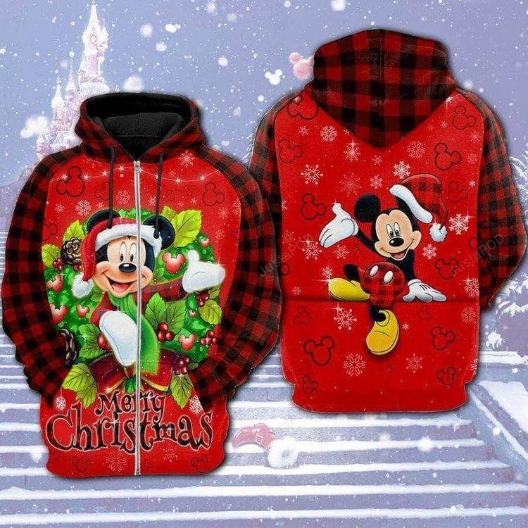 Mickey Christmas 3d Limited 3D Hoodie