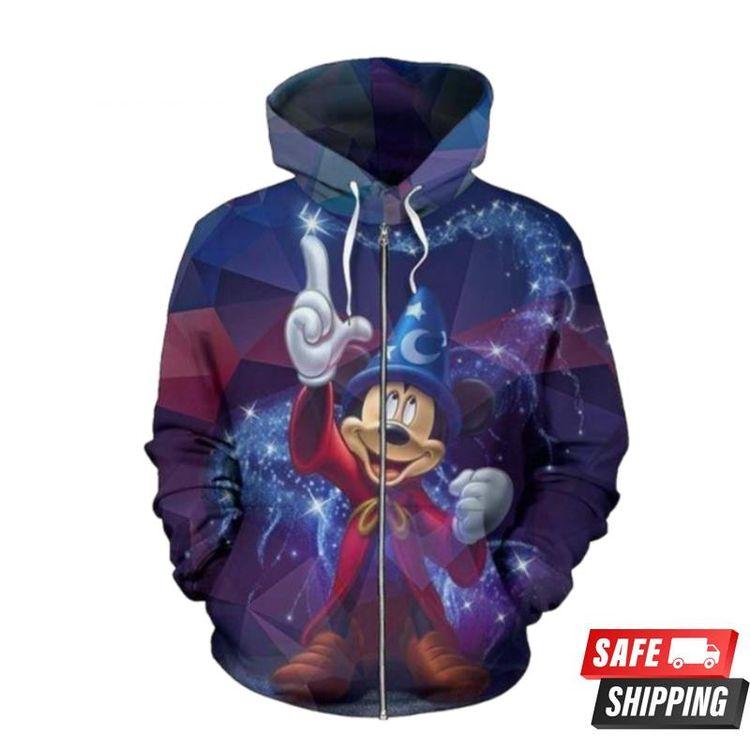 Mickey Fantasia All Over Print Hoodie