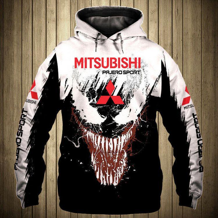 Mitsubishi Pajero Ft Venom Face Black Motors Triton S Ver 1 Limited 3D Hoodie