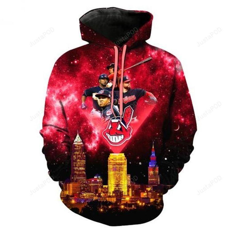 Mlb Cleveland Indians Style 10 Limited 3D Hoodie