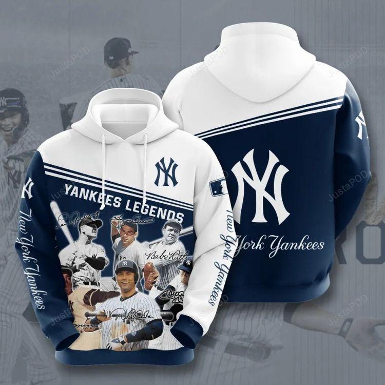 Mlb New York Yankees Style 09 3D Hoodie