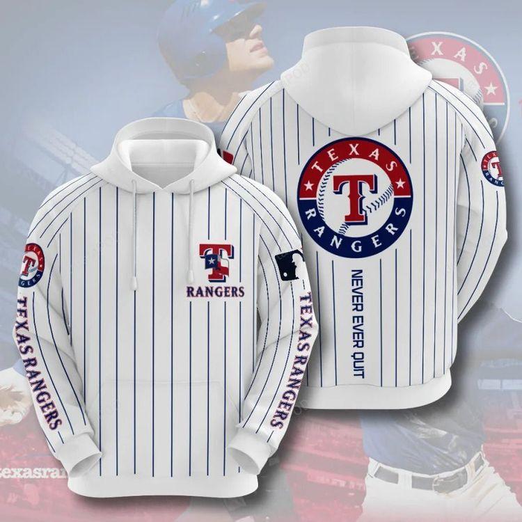 Mlb Texas Rangers Style 01 3D Hoodie