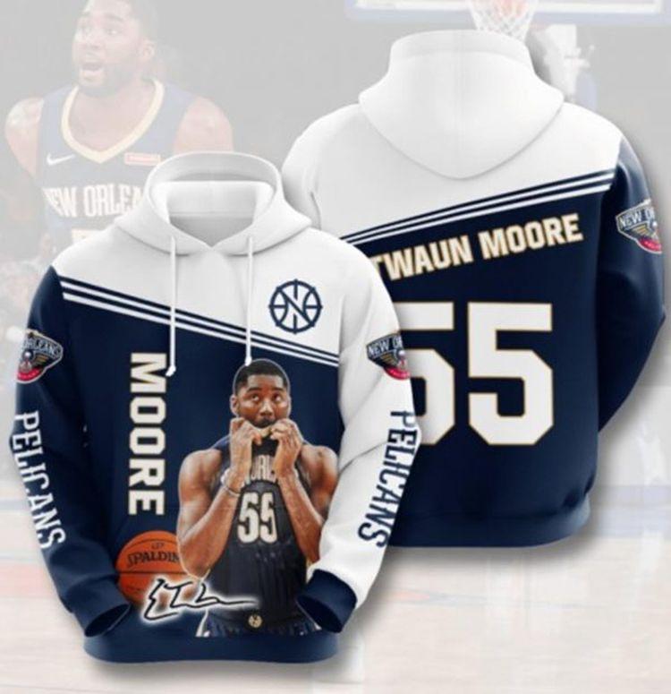 Moore 55 Pelicans 3D Hoodie