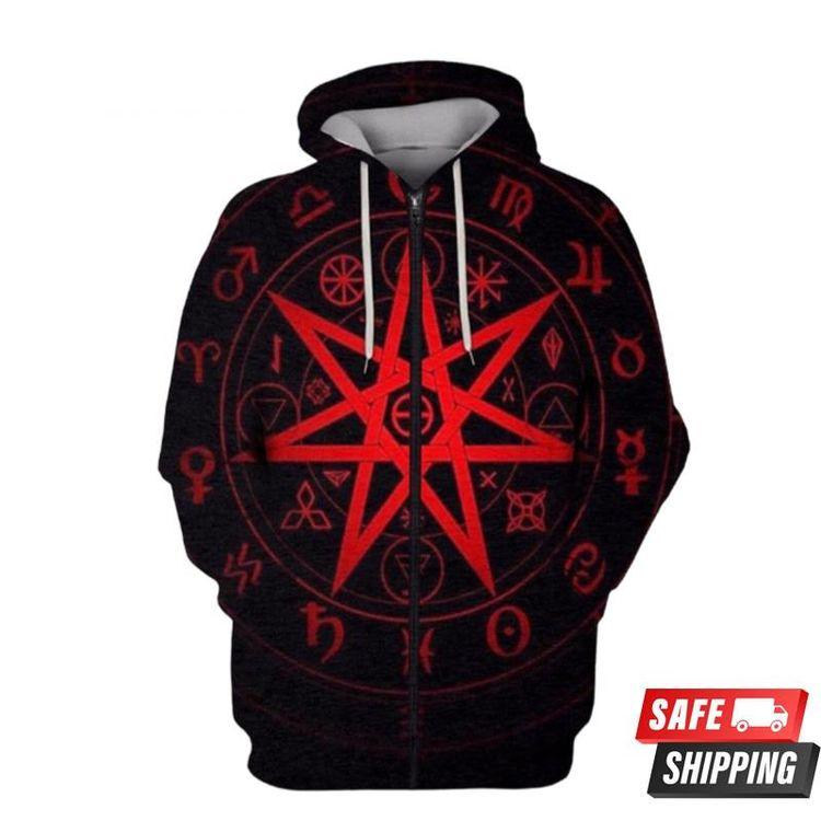 Mystic Wicca Divination 3D Hoodie
