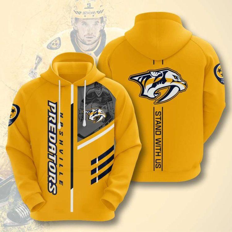 Nashville Predators No1268 Custom Limited 3D Hoodie