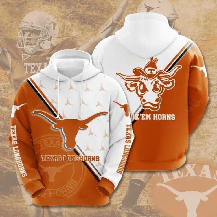 Ncaa Texas Longhorns Style 03 Limited 3D Hoodie