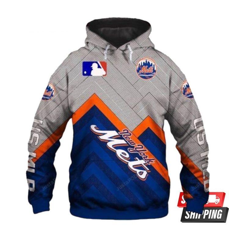 New York Mets And Pered Custom New York Mets Graphic 3D Hoodie