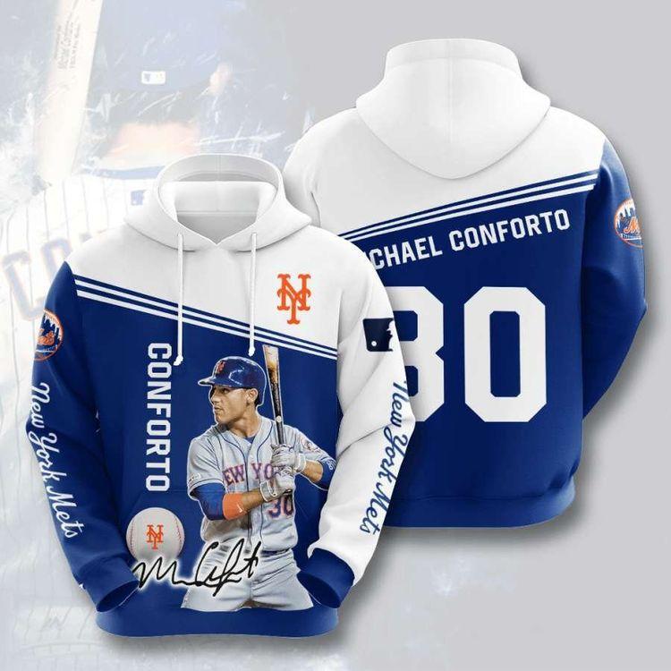 New York Mets No1396 Custom 3D Hoodie