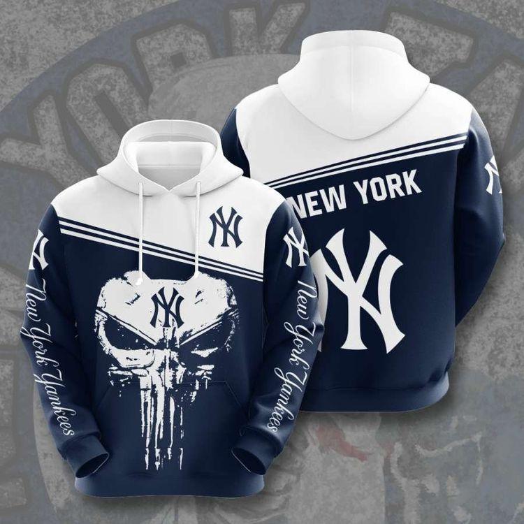 New York Yankees No1420 Custom Ver 1 All Over Print Hoodie