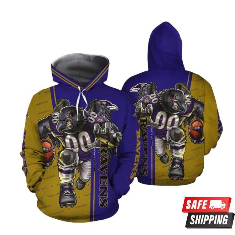 Nfl Baltimore Ranves Men And Women Baltimore Ranves Baltimore Ranves Limited 3D Hoodie