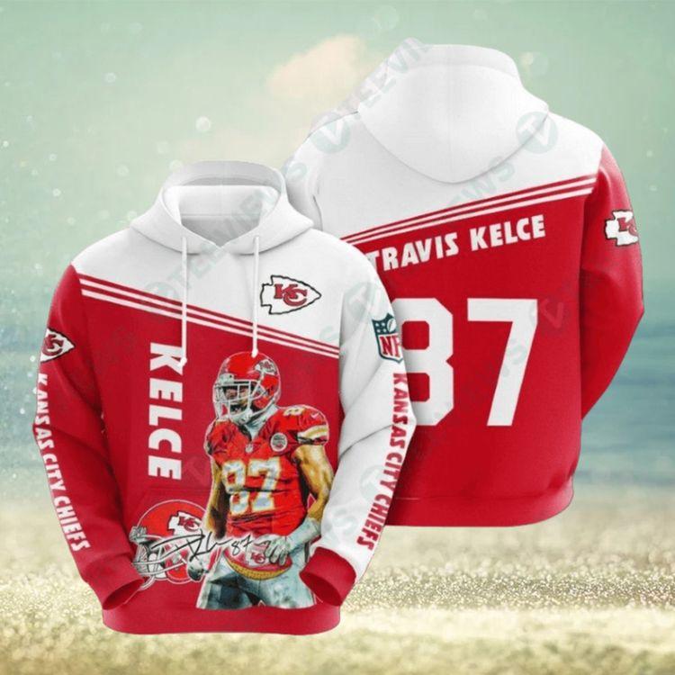Nfl Kansas City Chiefs Travis Kelce Best S Ver 1 3D Hoodie