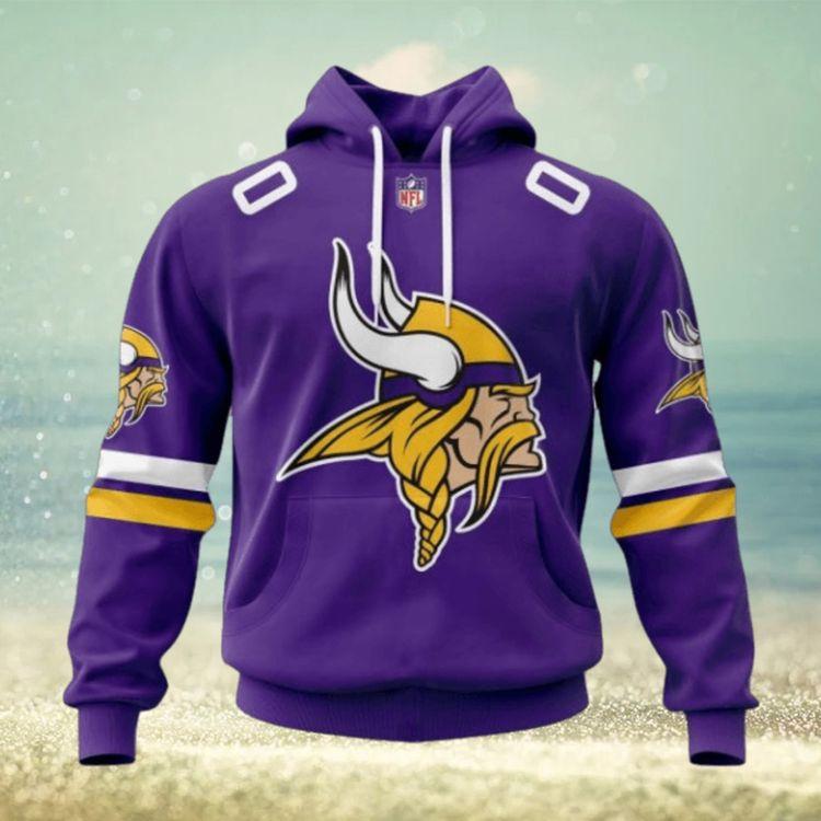 Nfl Minnesota Vikings 2024 Personalized Name And Number 3D Hoodie