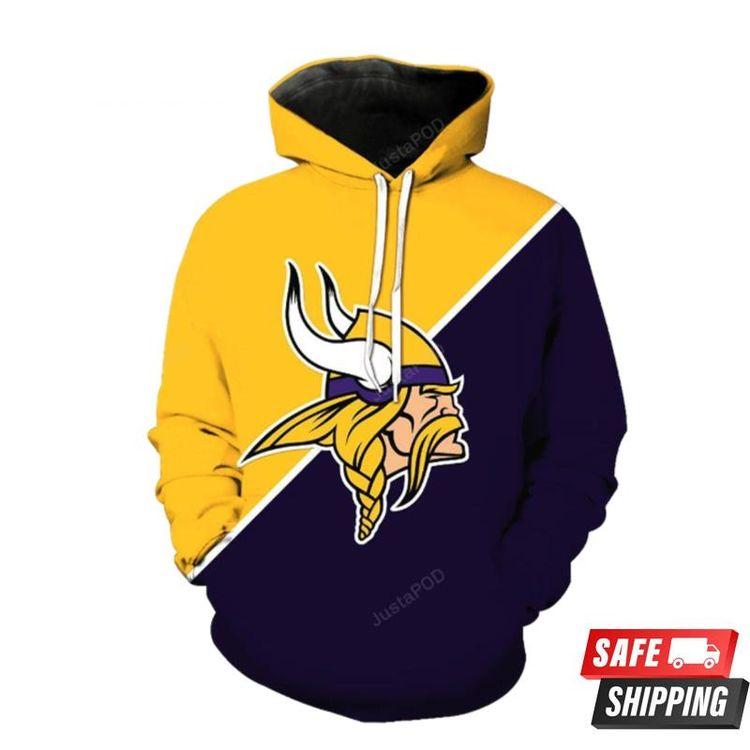 Nfl Minnesota Vikings Men And Women Nfl Minnesota Vikings Minnesota Vikings Team Limited 3D Hoodie