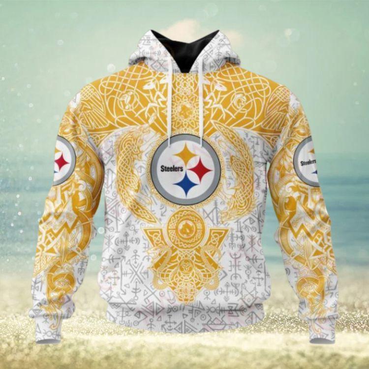Nfl Pittsburgh Steelers Norse Viking Symbols 3D Hoodie