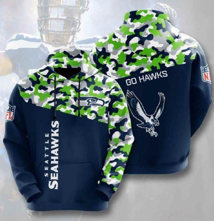 Nfl Seattle Seahawks S Printed Ver 1 Limited 3D Hoodie
